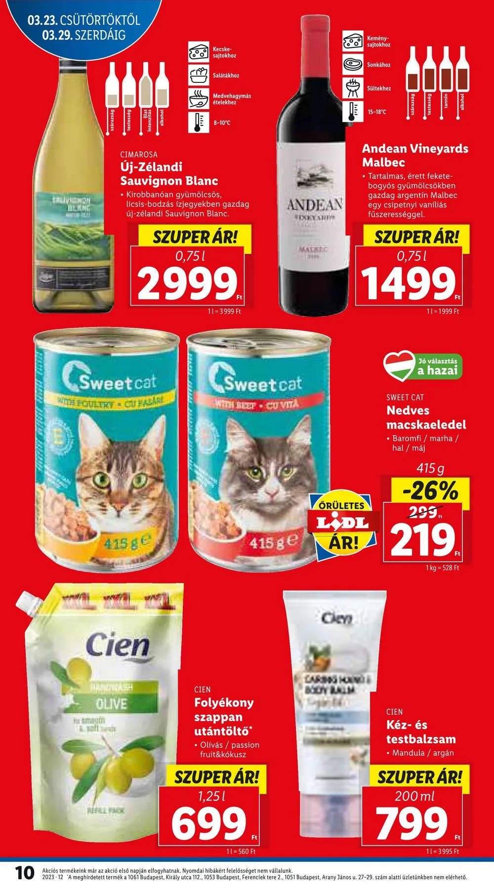 Lidl akciós újság 03.23–03.29 – 10. oldal