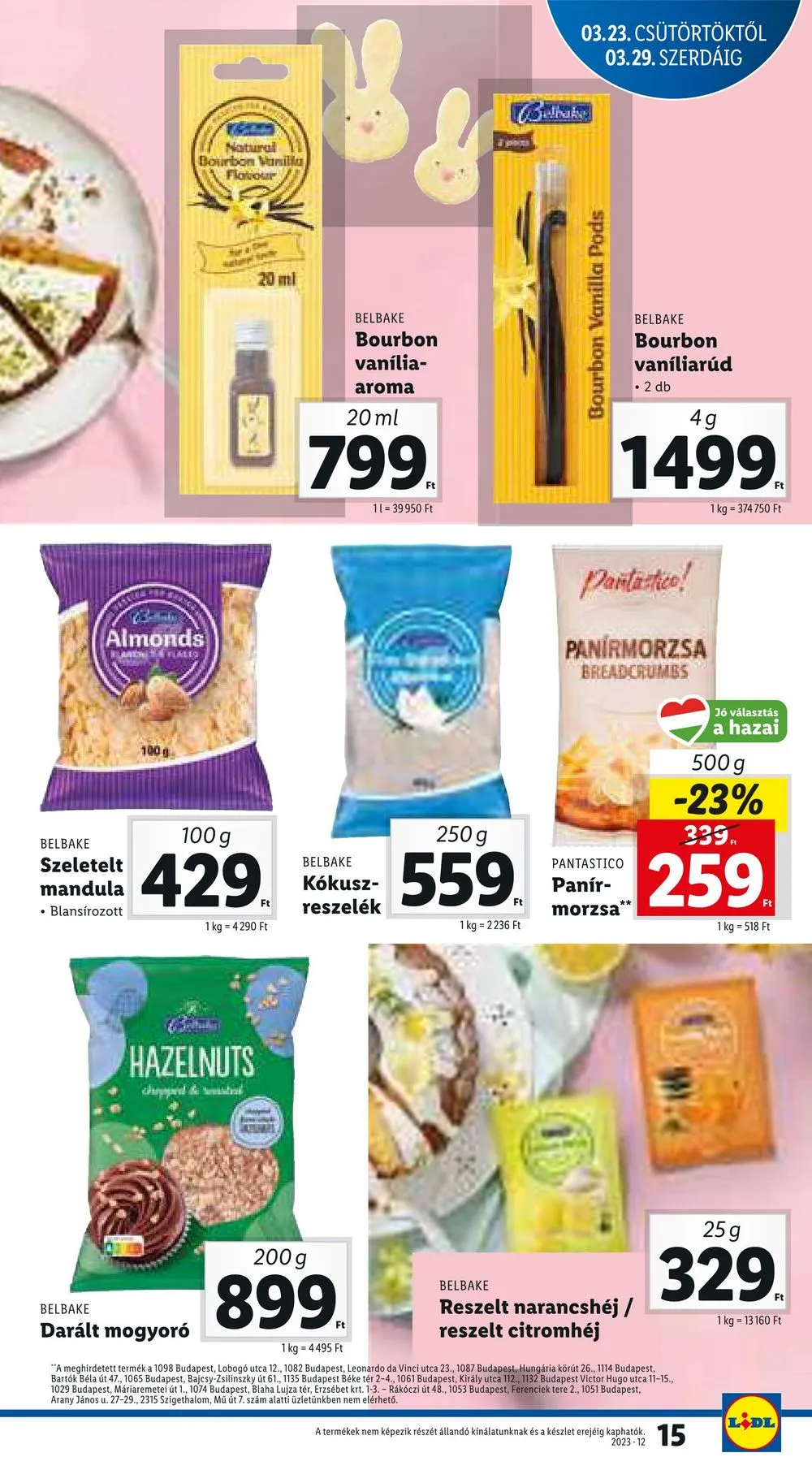 Lidl akciós újság 03.23–03.29 – 15. oldal
