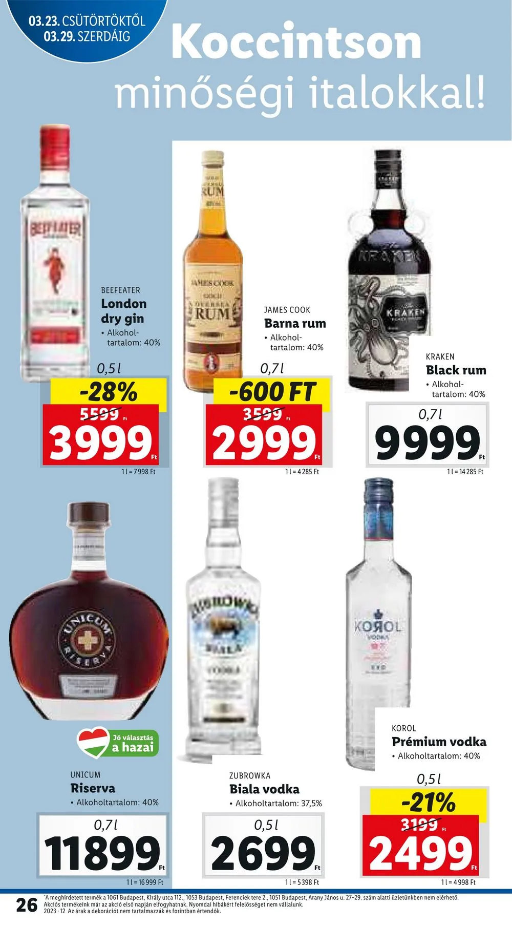 Lidl akciós újság 03.23–03.29 – 26. oldal