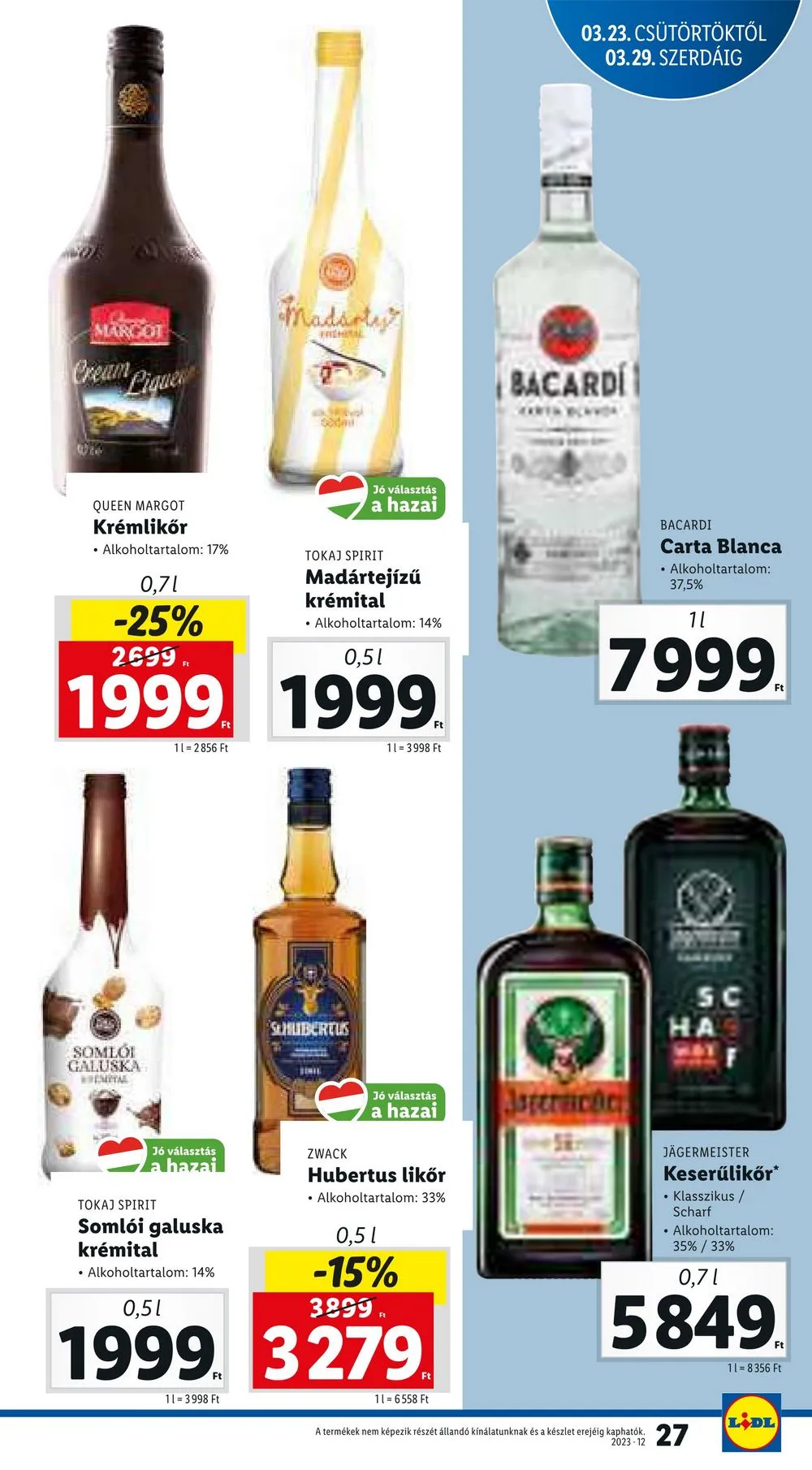 Lidl akciós újság 03.23–03.29 – 27. oldal