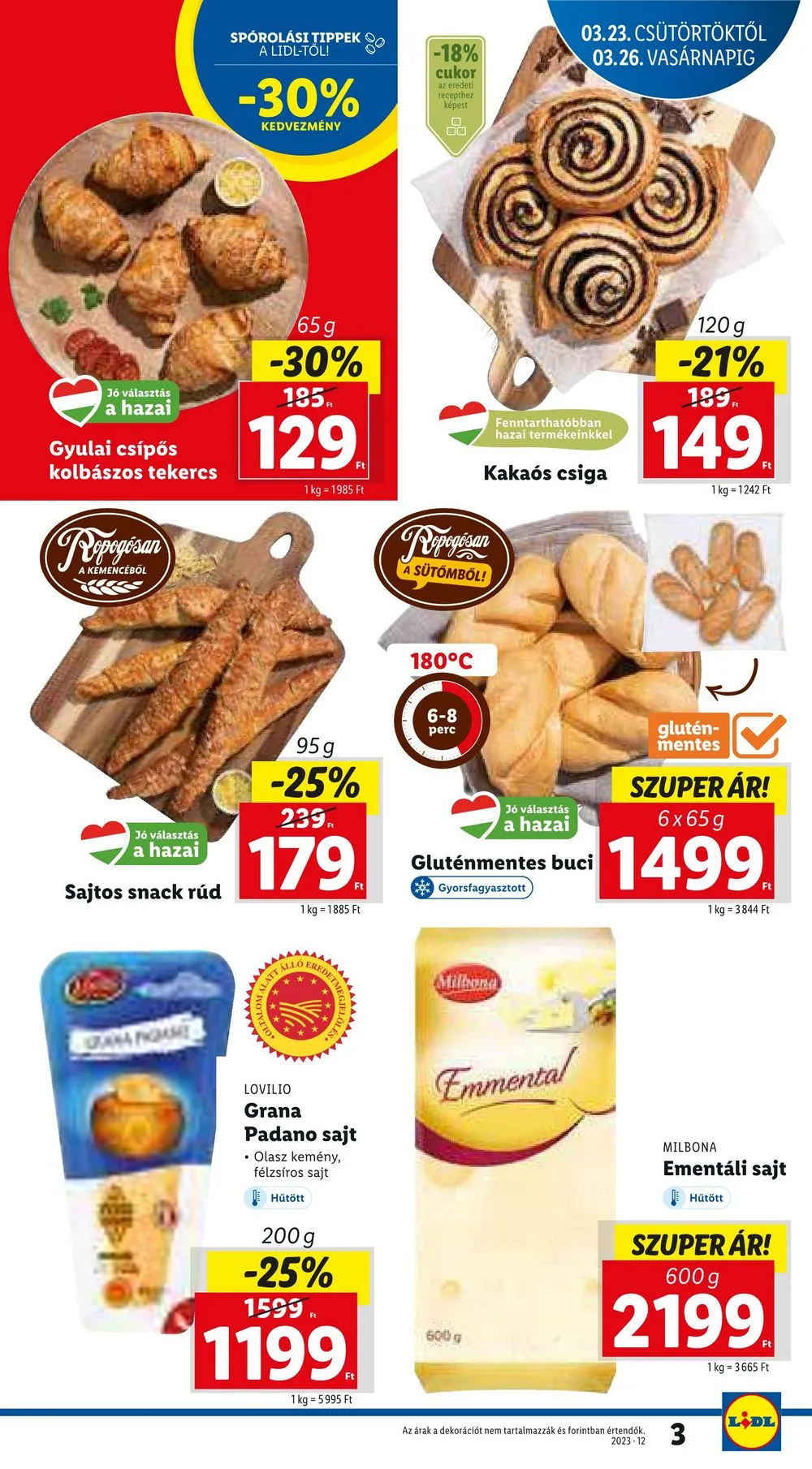 Lidl akciós újság 03.23–03.29 – 3. oldal