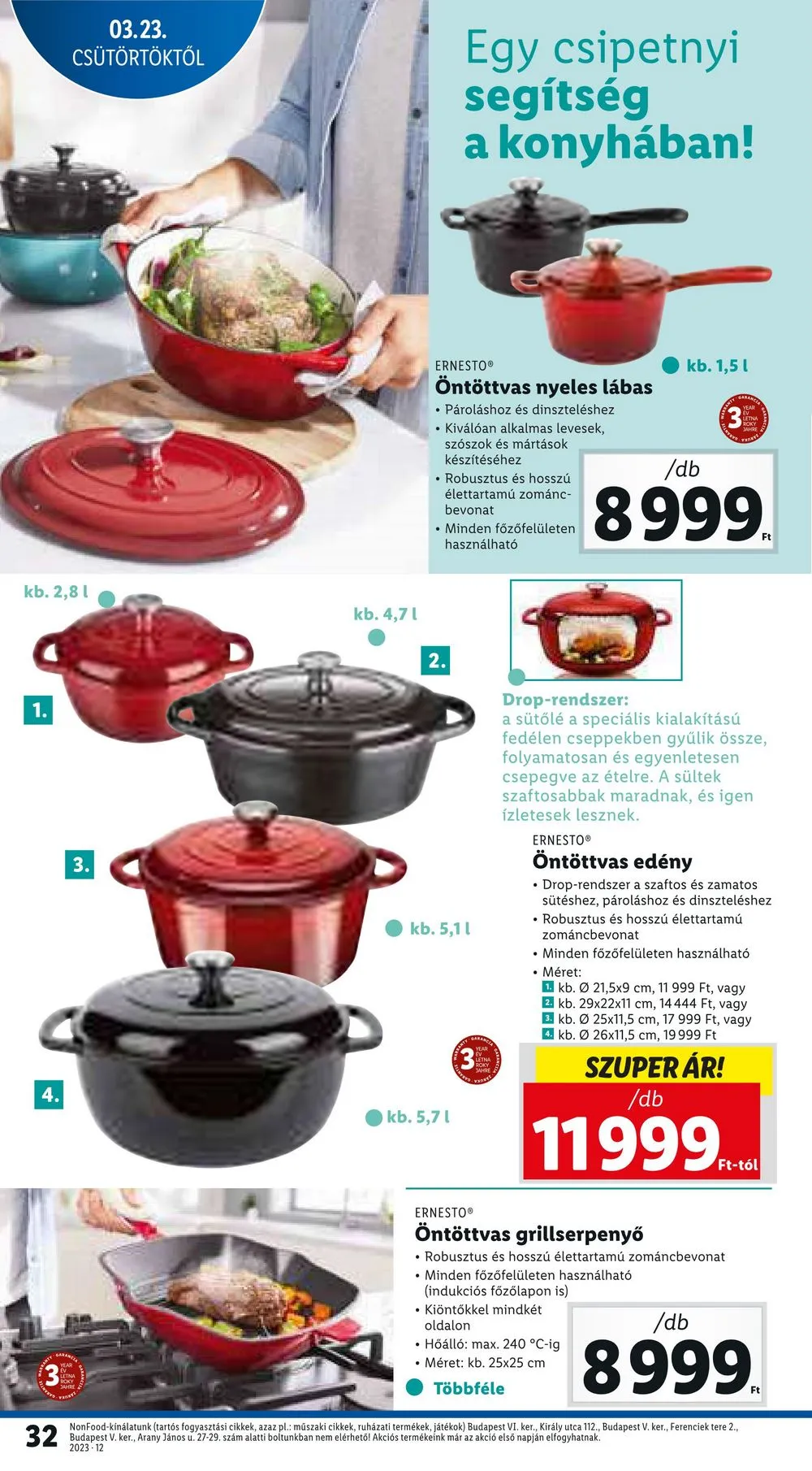 Lidl akciós újság 03.23–03.29 – 32. oldal
