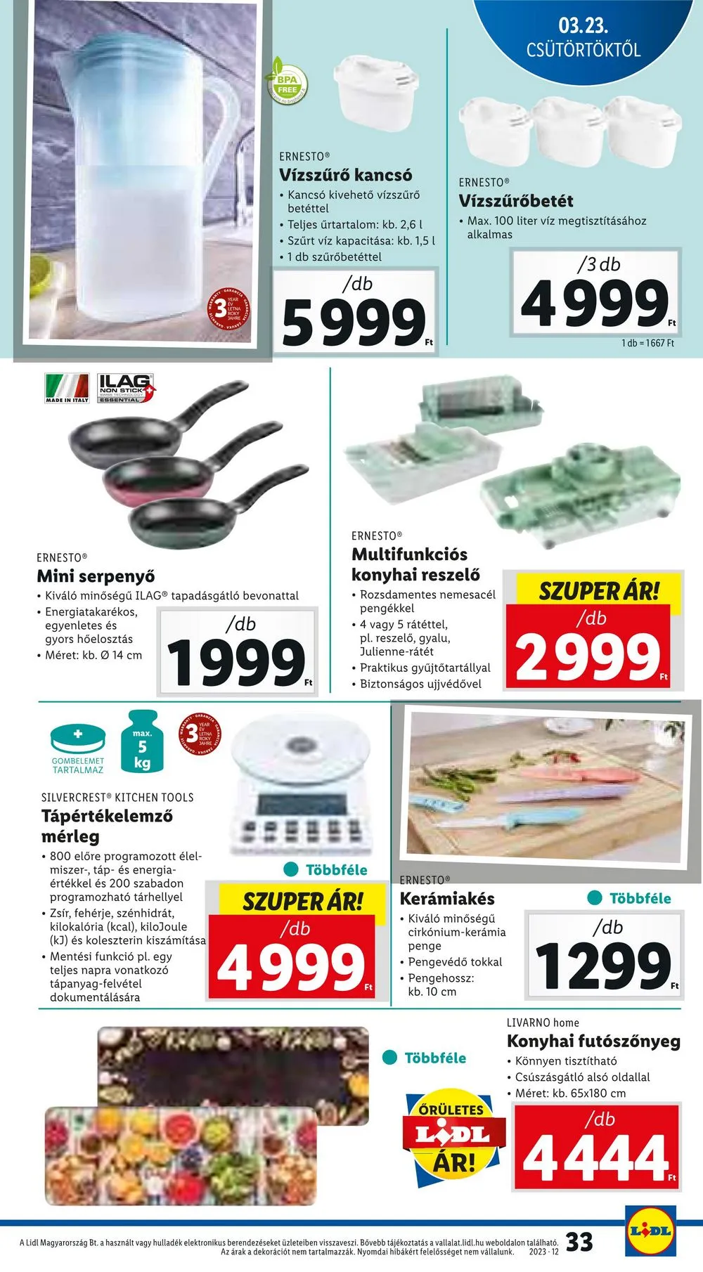 Lidl akciós újság 03.23–03.29 – 33. oldal