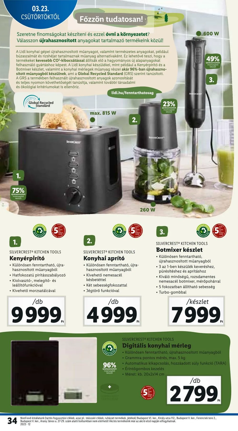 Lidl akciós újság 03.23–03.29 – 34. oldal