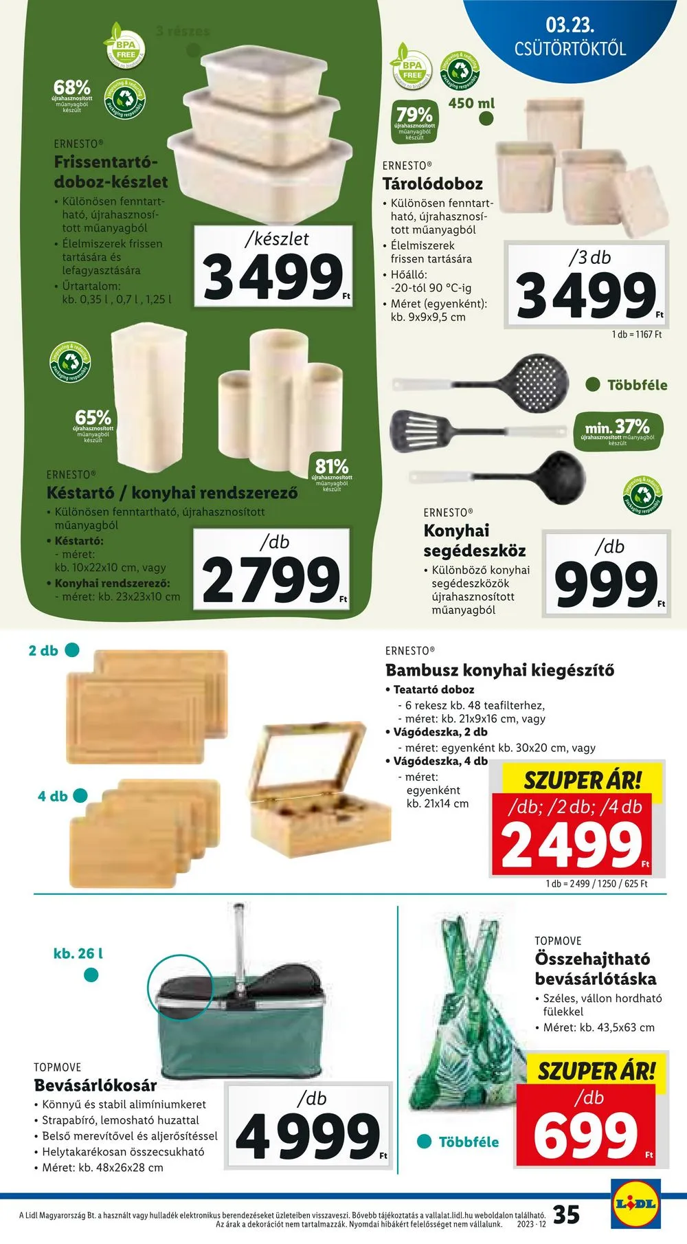 Lidl akciós újság 03.23–03.29 – 35. oldal