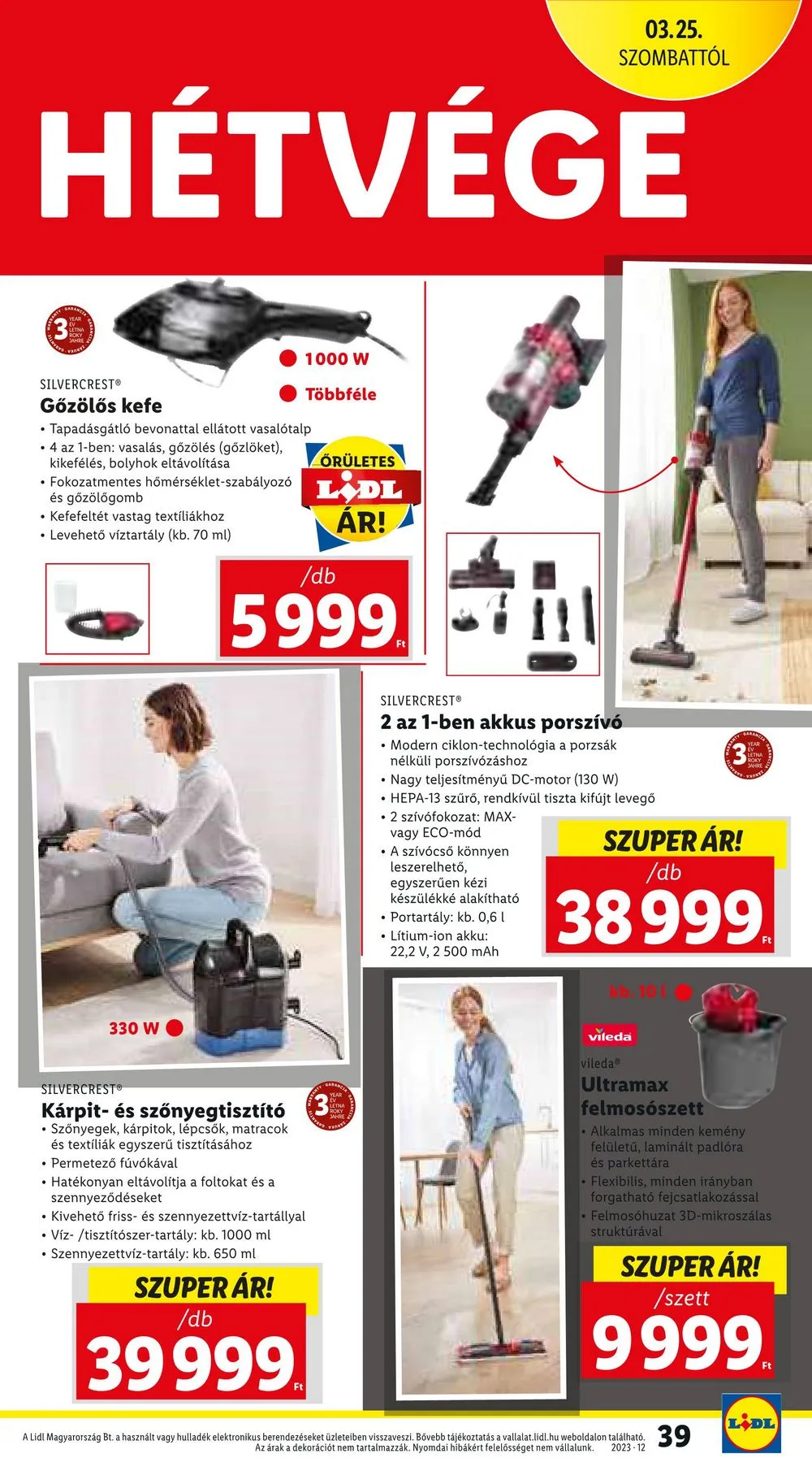 Lidl akciós újság 03.23–03.29 – 39. oldal