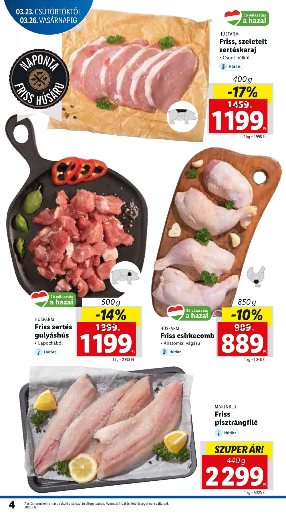 Lidl akciós újság 03.23–03.29 – 4. oldal