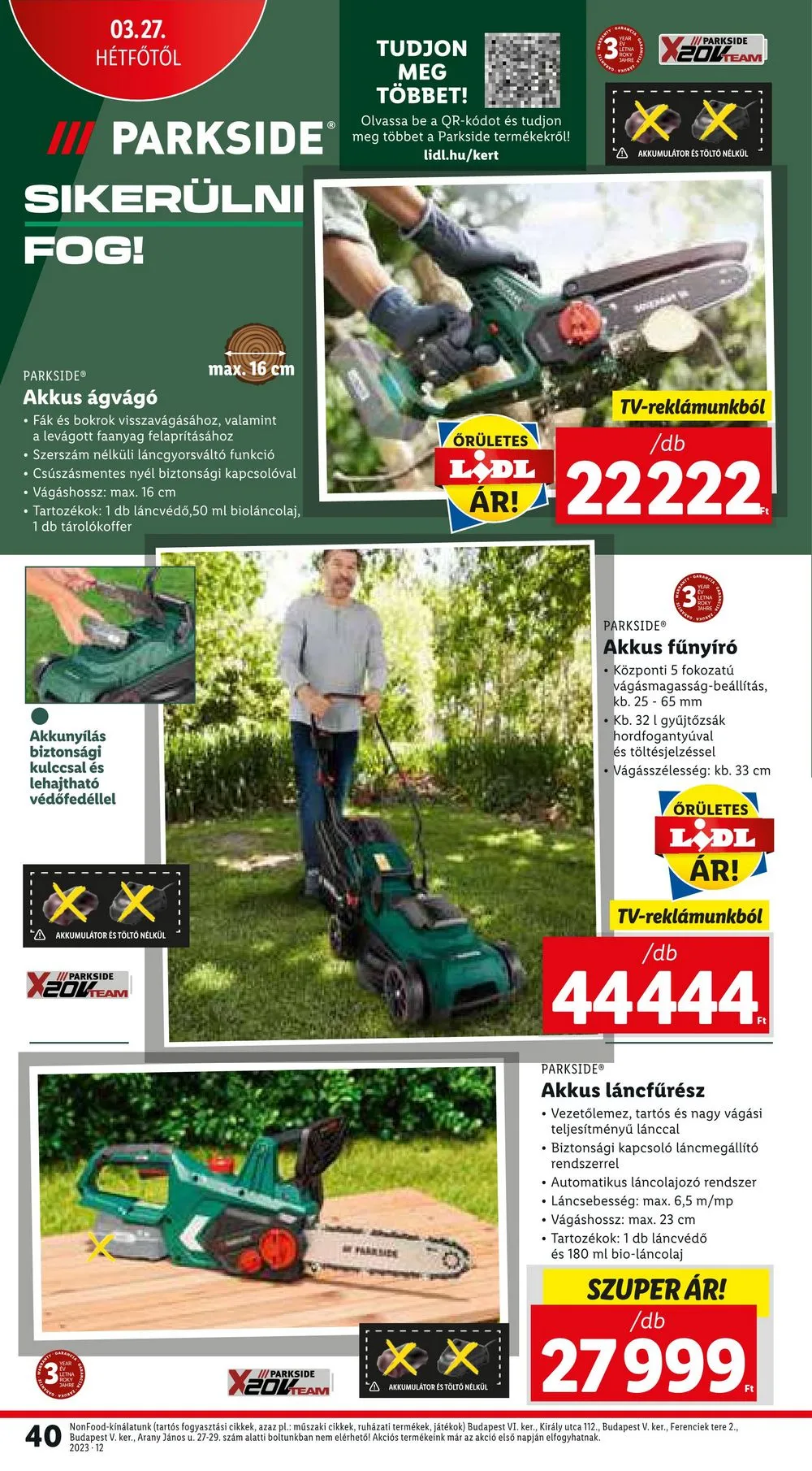 Lidl akciós újság 03.23–03.29 – 40. oldal