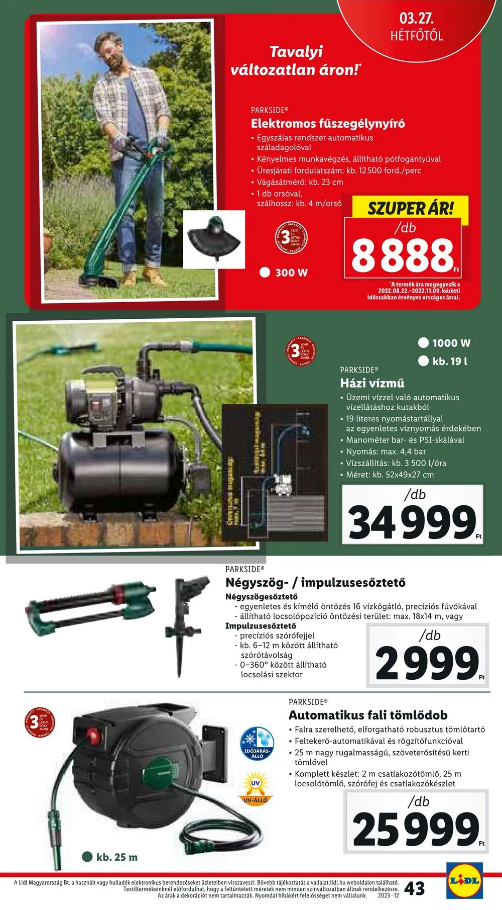 Lidl akciós újság 03.23–03.29 – 43. oldal