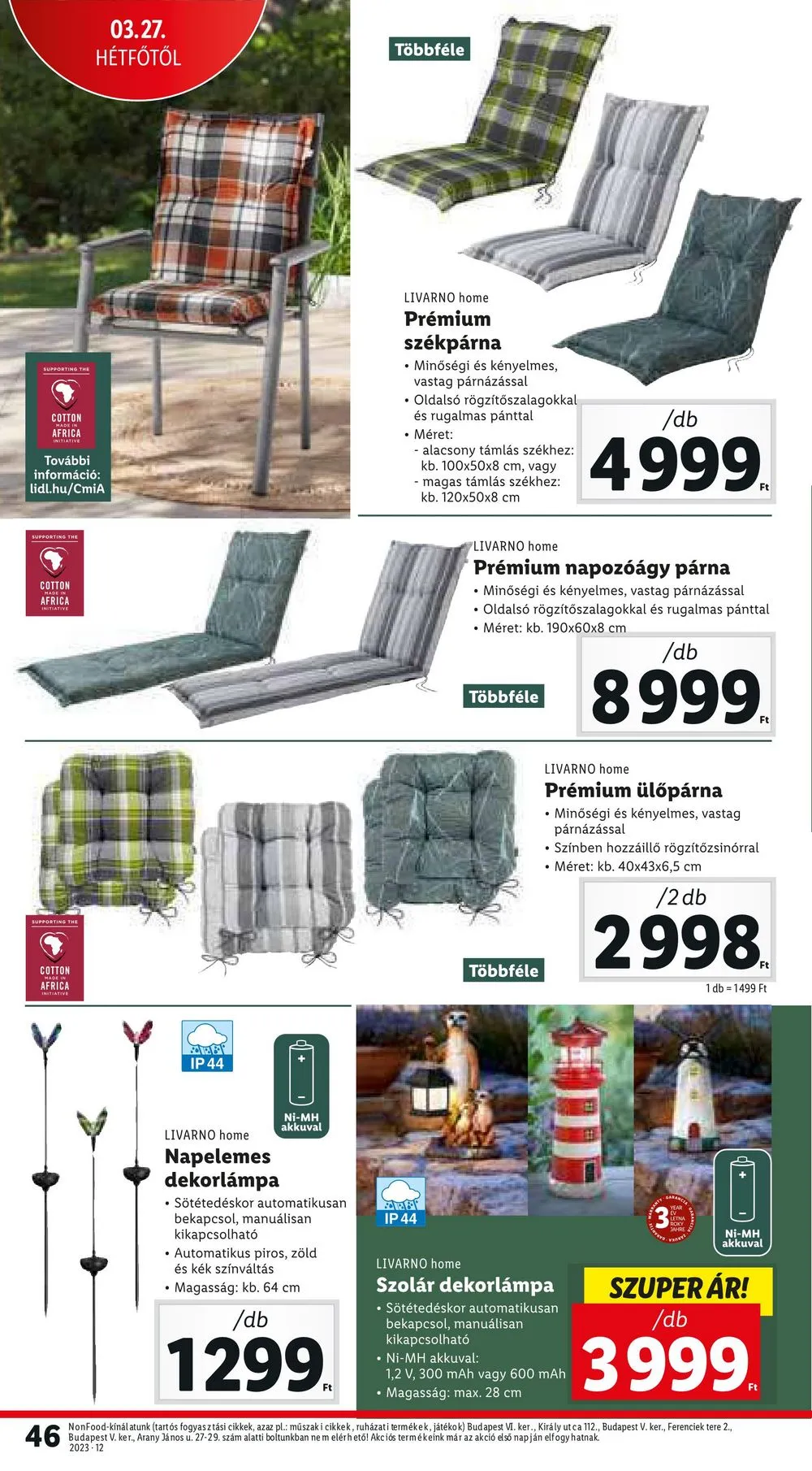 Lidl akciós újság 03.23–03.29 – 46. oldal