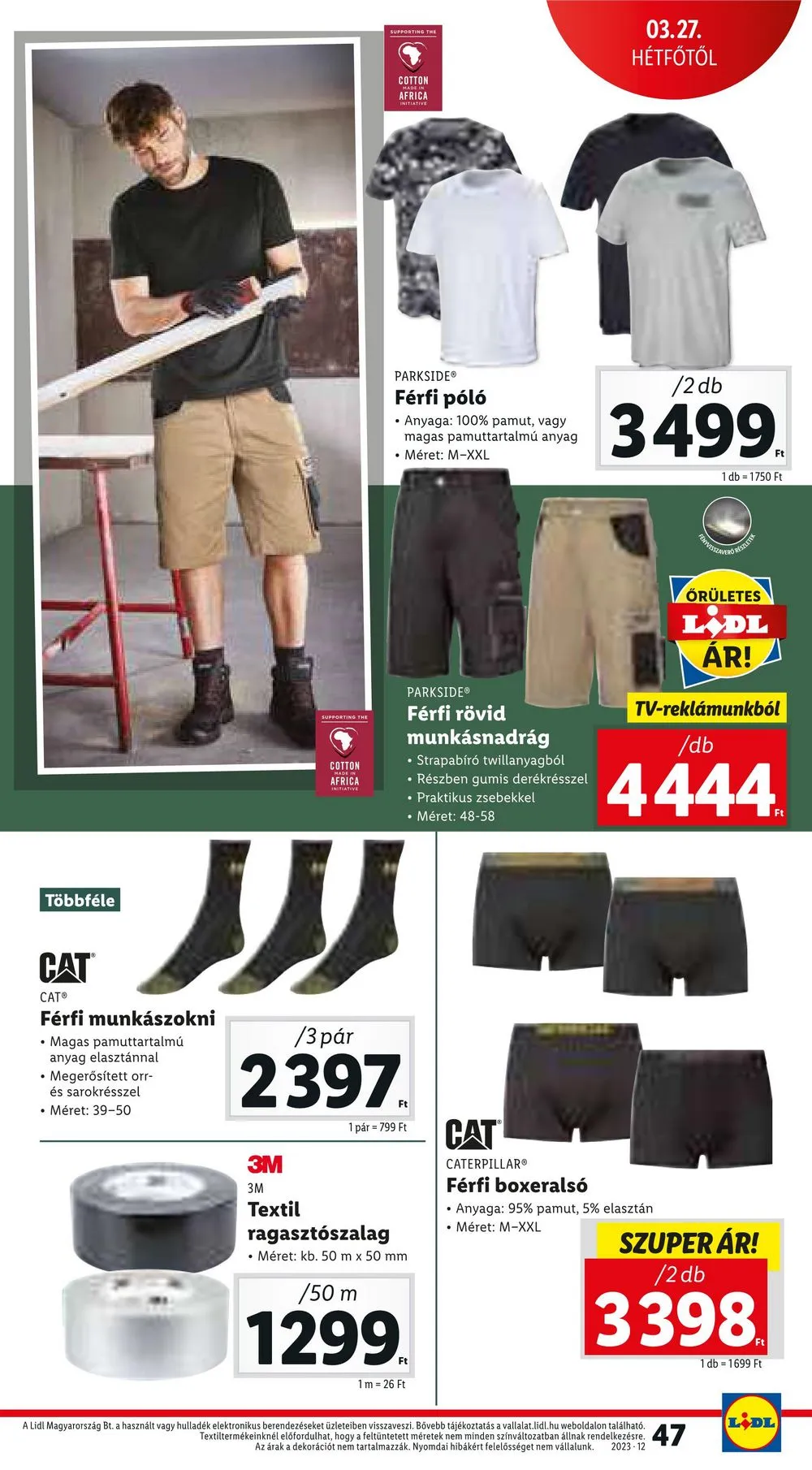 Lidl akciós újság 03.23–03.29 – 47. oldal