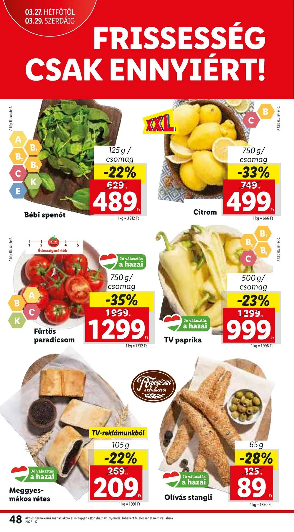 Lidl akciós újság 03.23–03.29 – 48. oldal