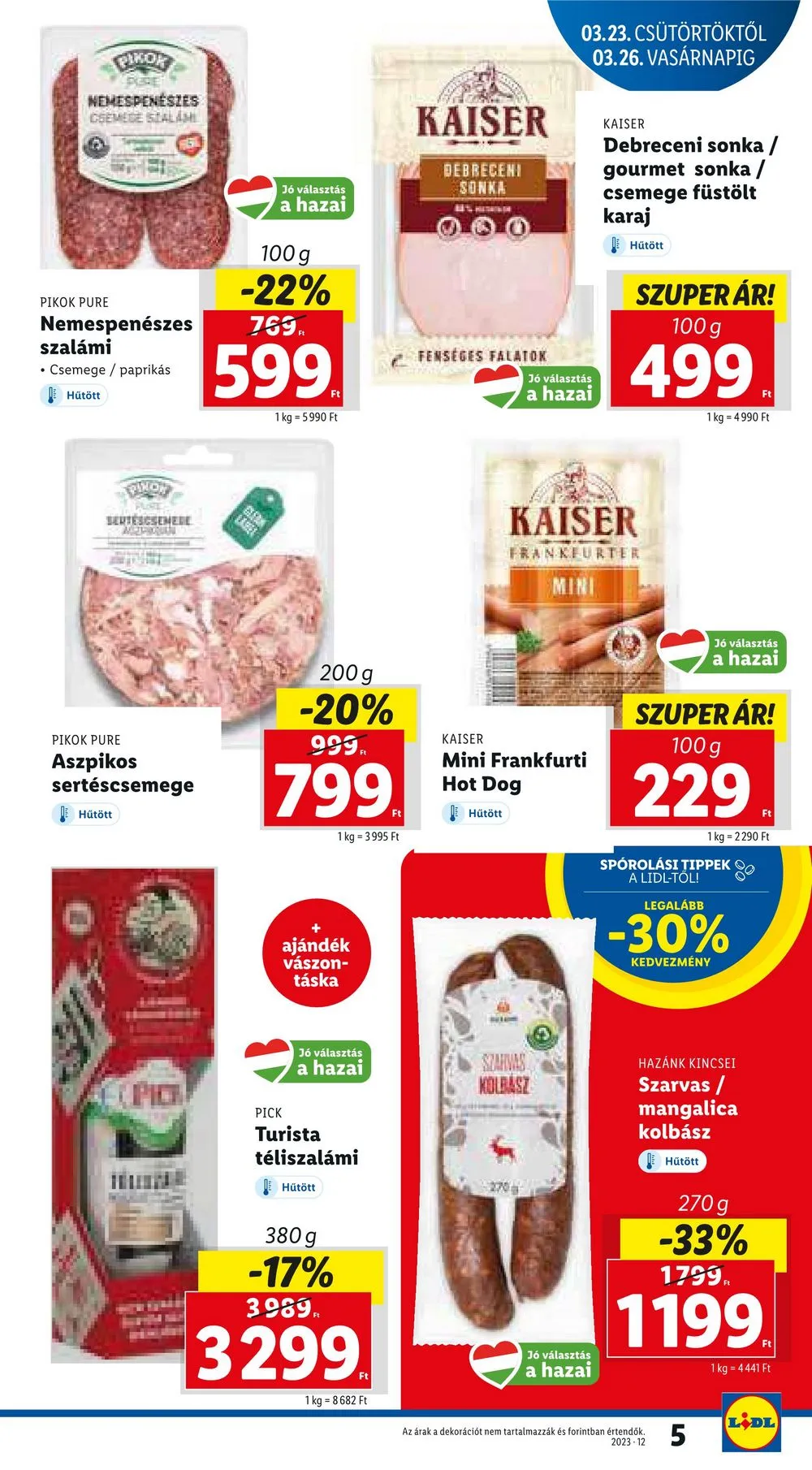 Lidl akciós újság 03.23–03.29 – 5. oldal