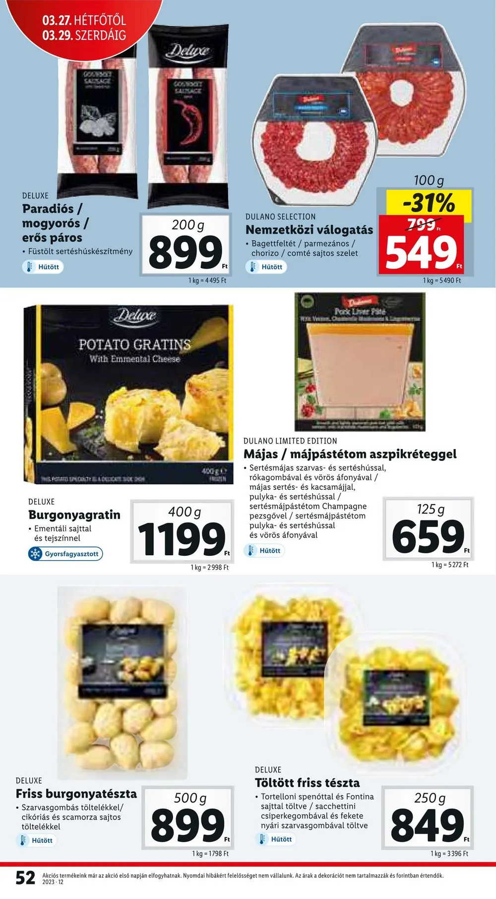 Lidl akciós újság 03.23–03.29 – 52. oldal