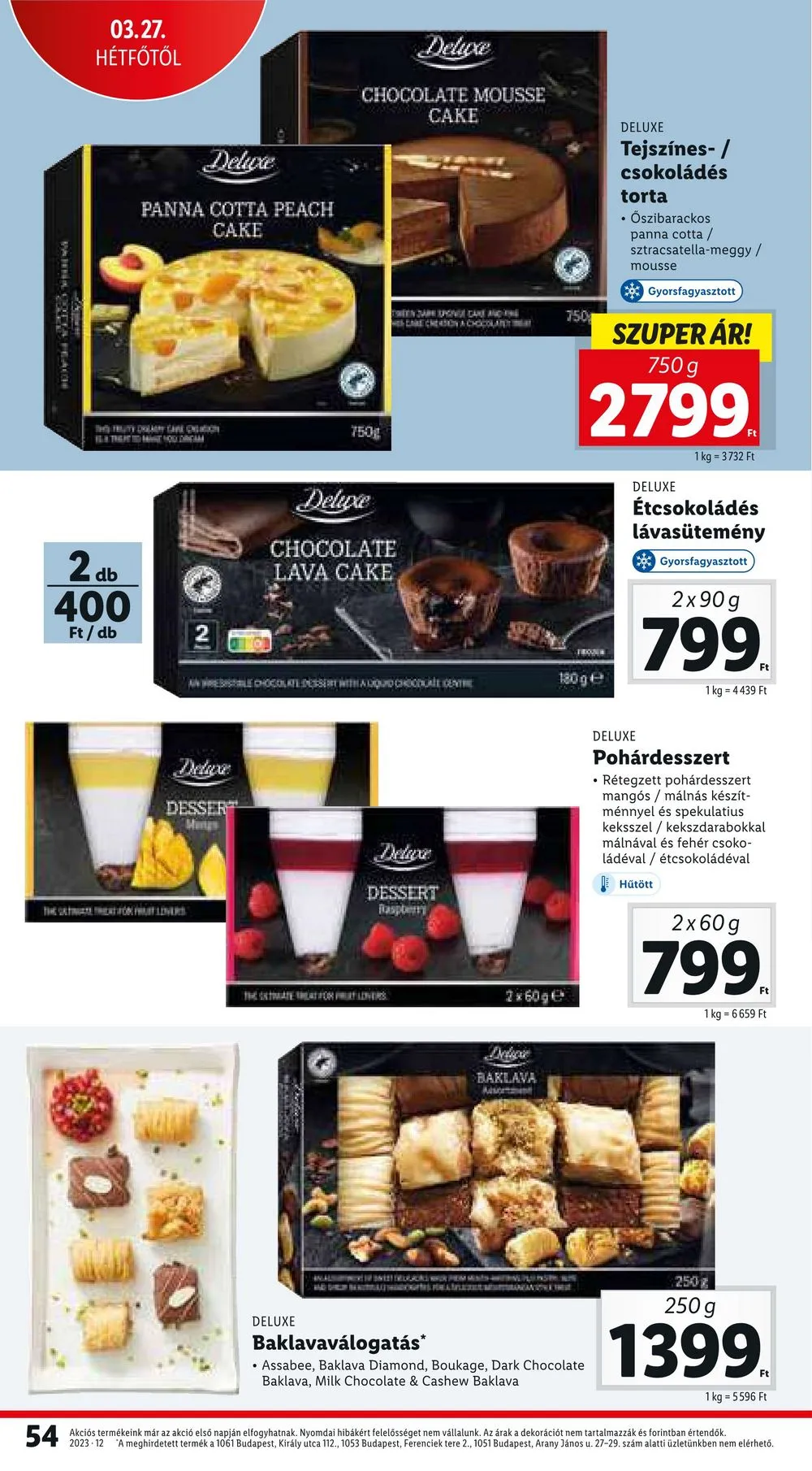 Lidl akciós újság 03.23–03.29 – 54. oldal