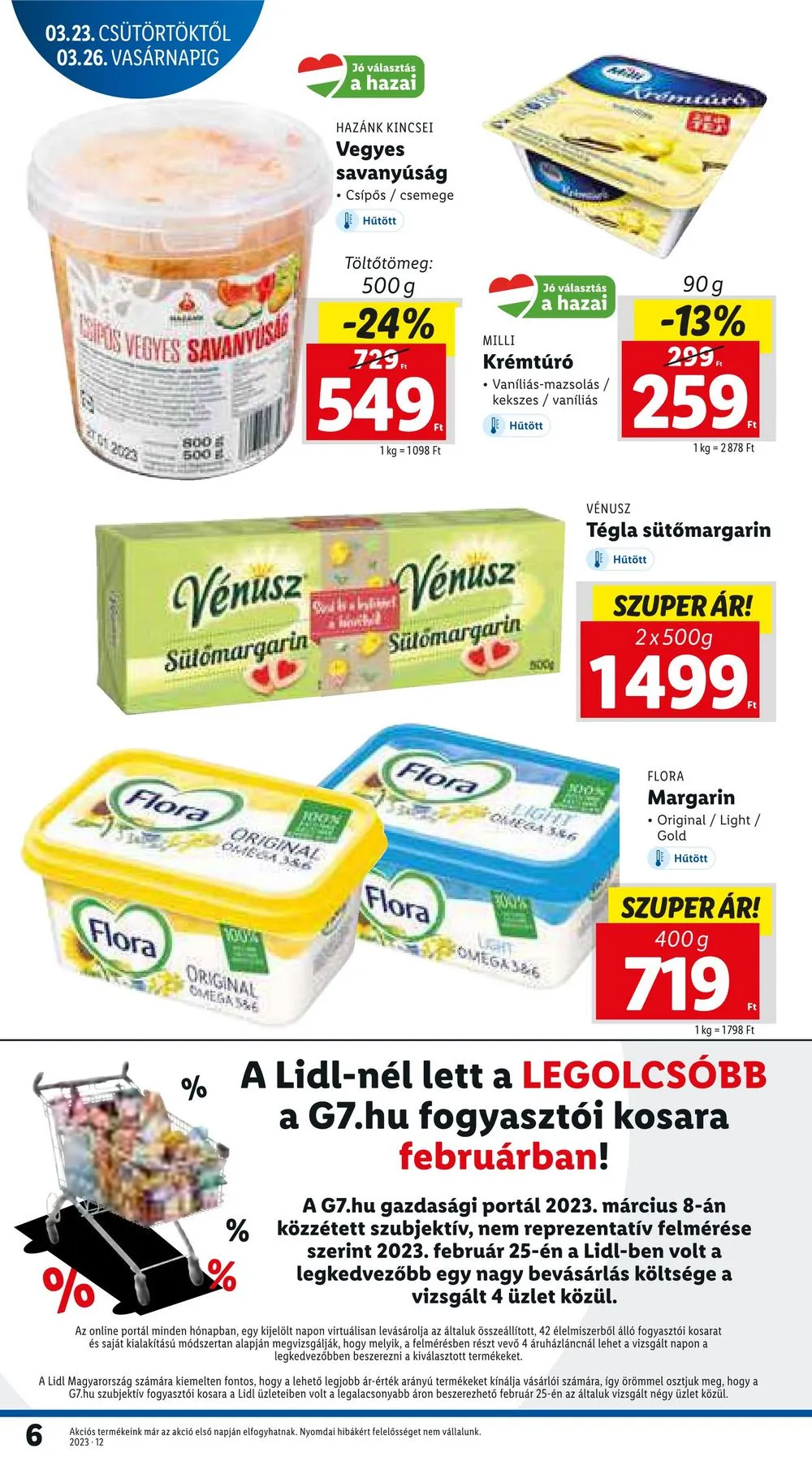 Lidl akciós újság 03.23–03.29 – 6. oldal