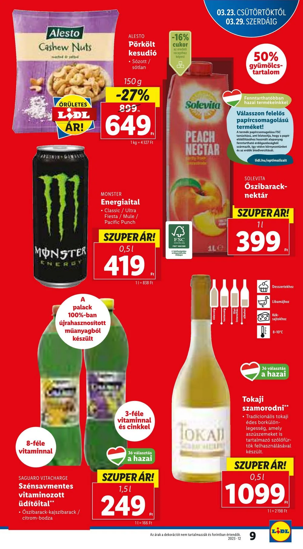 Lidl akciós újság 03.23–03.29 – 9. oldal