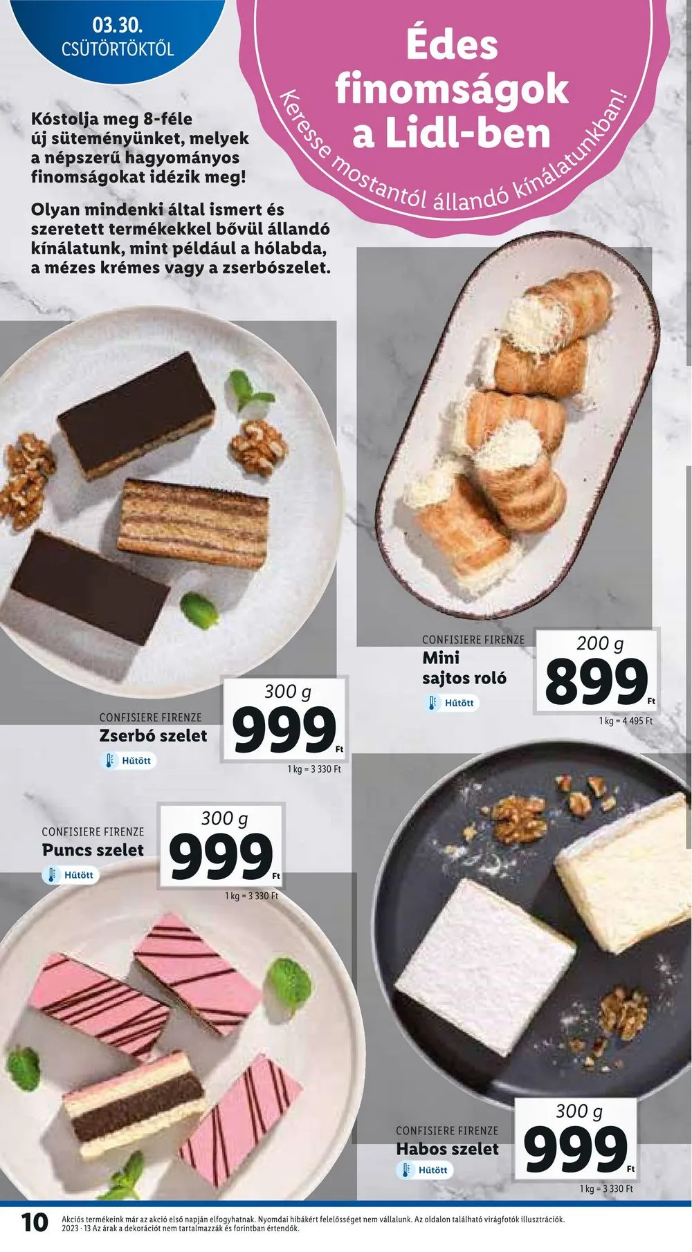 Lidl akciós újság 03.30–04.04 – 10. oldal