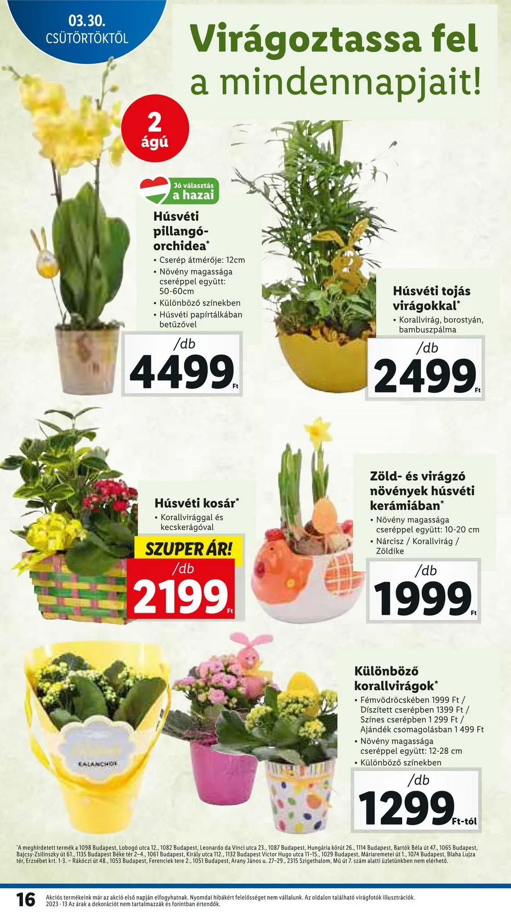 Lidl akciós újság 03.30–04.04 – 16. oldal