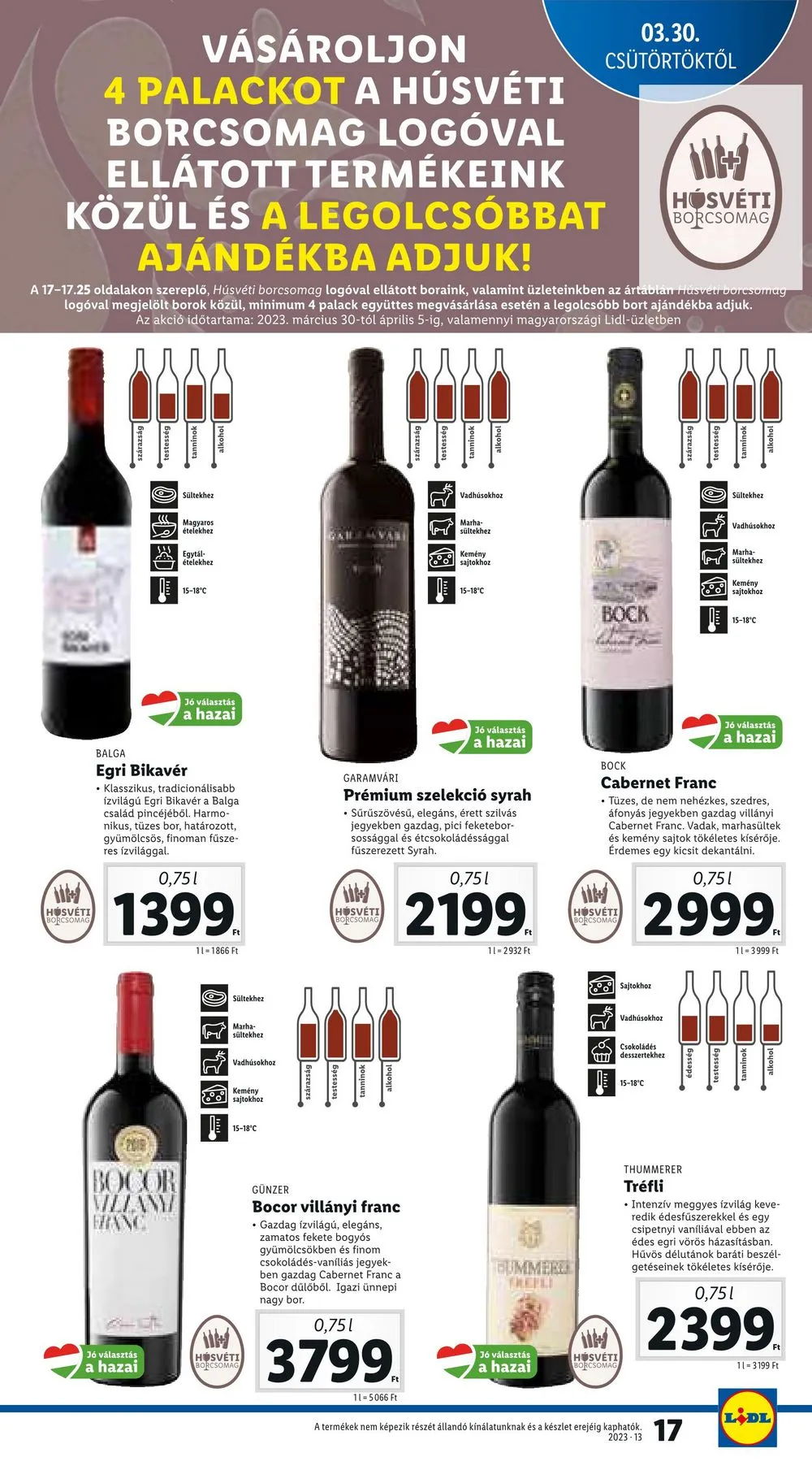 Lidl akciós újság 03.30–04.04 – 17. oldal