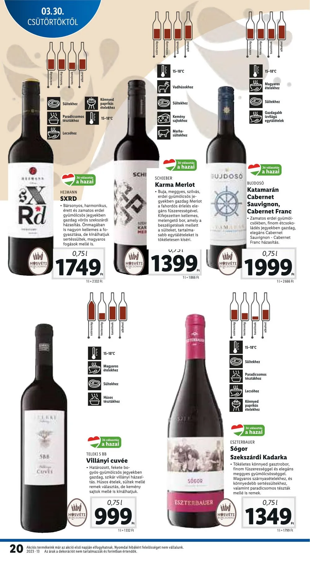 Lidl akciós újság 03.30–04.04 – 20. oldal