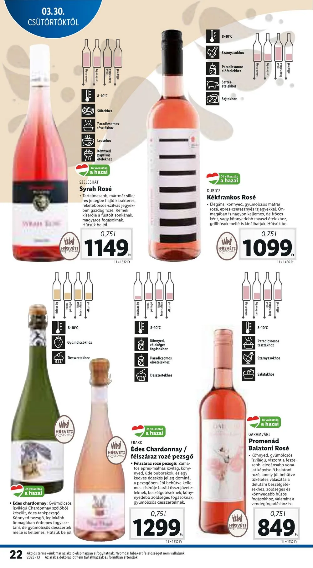 Lidl akciós újság 03.30–04.04 – 22. oldal