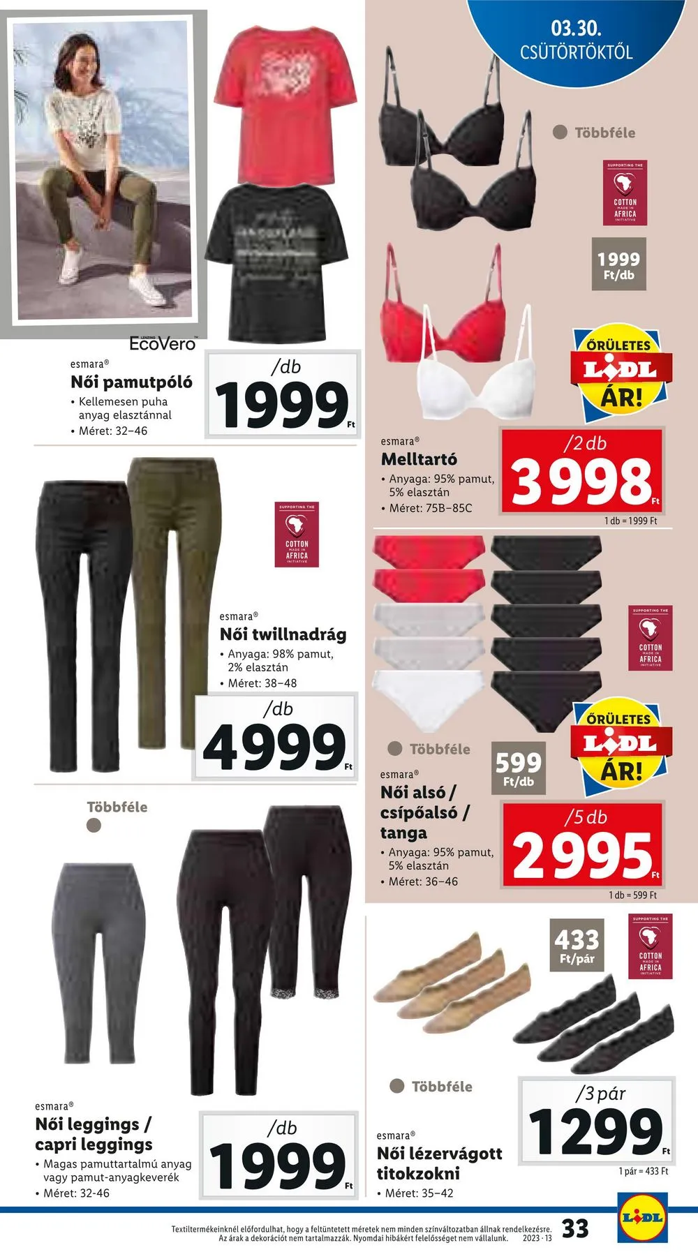 Lidl akciós újság 03.30–04.04 – 33. oldal