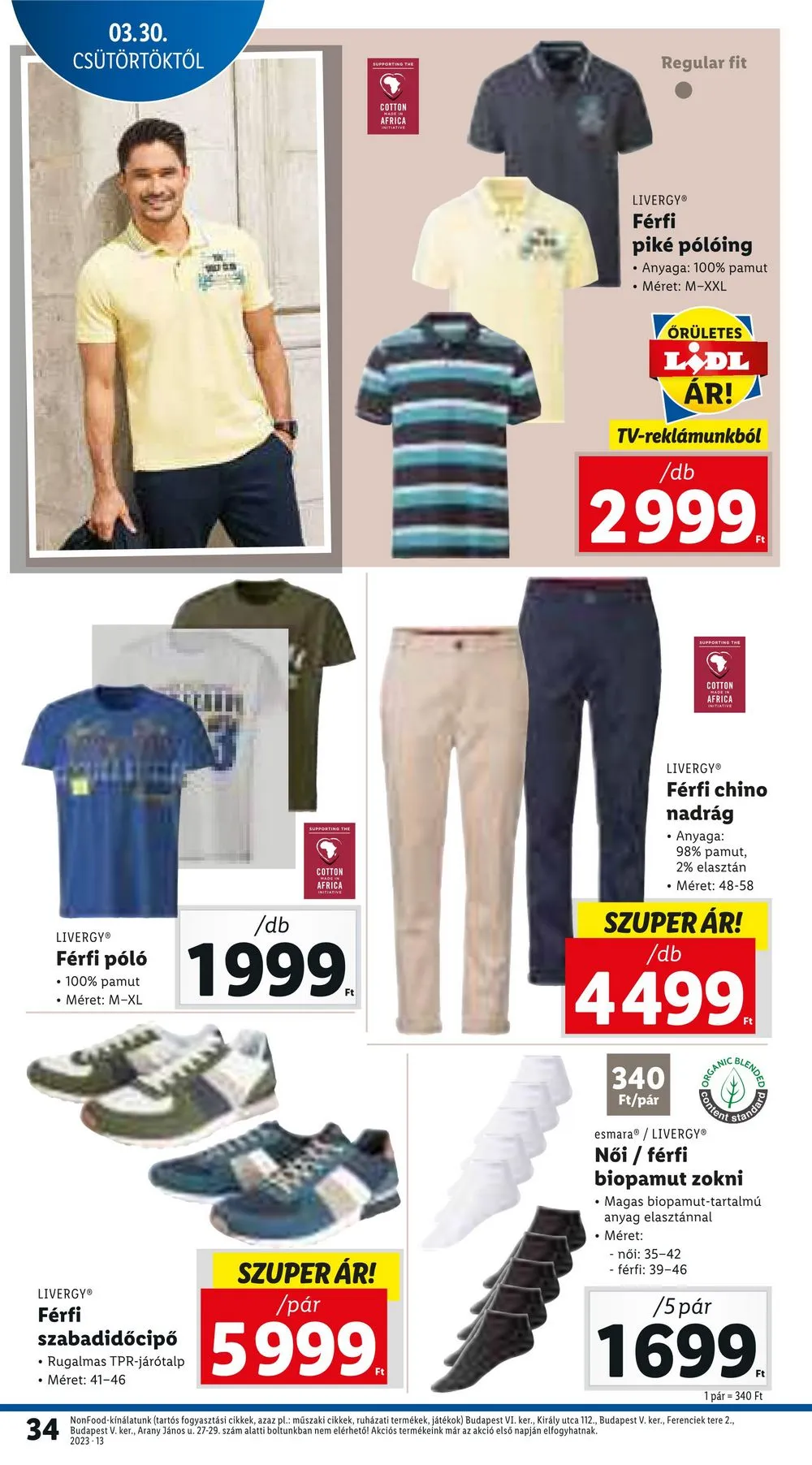 Lidl akciós újság 03.30–04.04 – 34. oldal