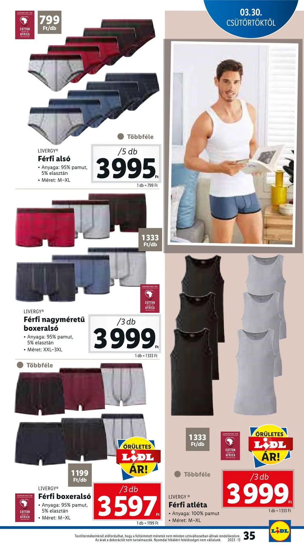 Lidl akciós újság 03.30–04.04 – 35. oldal