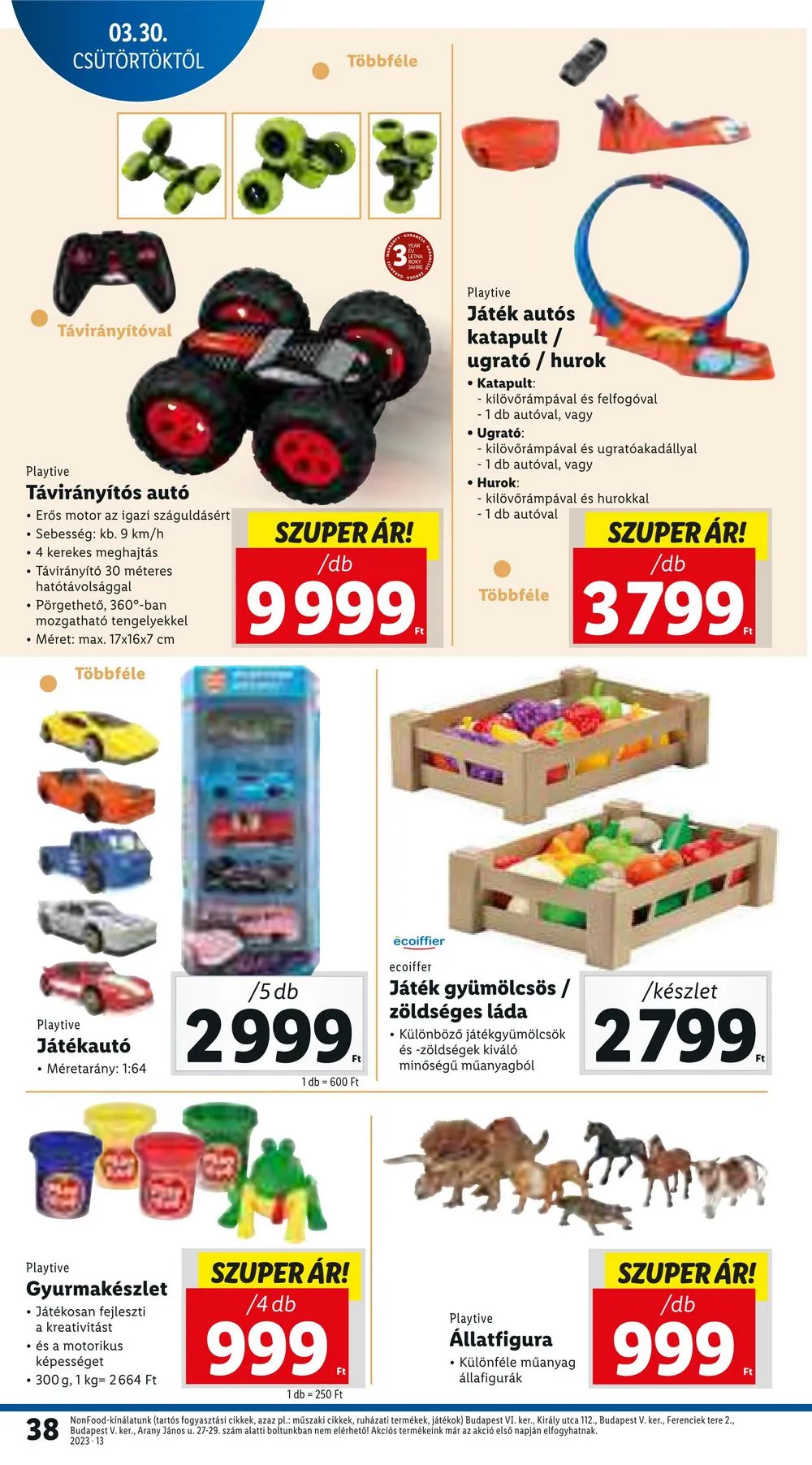 Lidl akciós újság 03.30–04.04 – 38. oldal