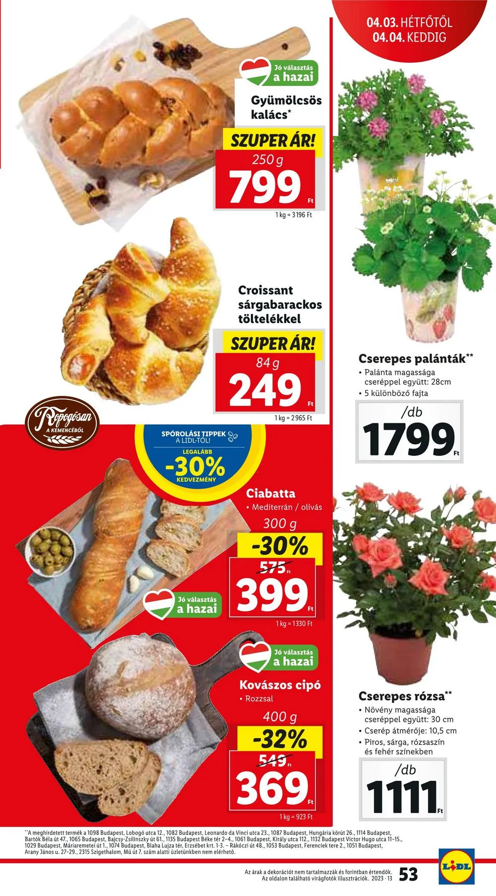 Lidl akciós újság 03.30–04.04 – 53. oldal