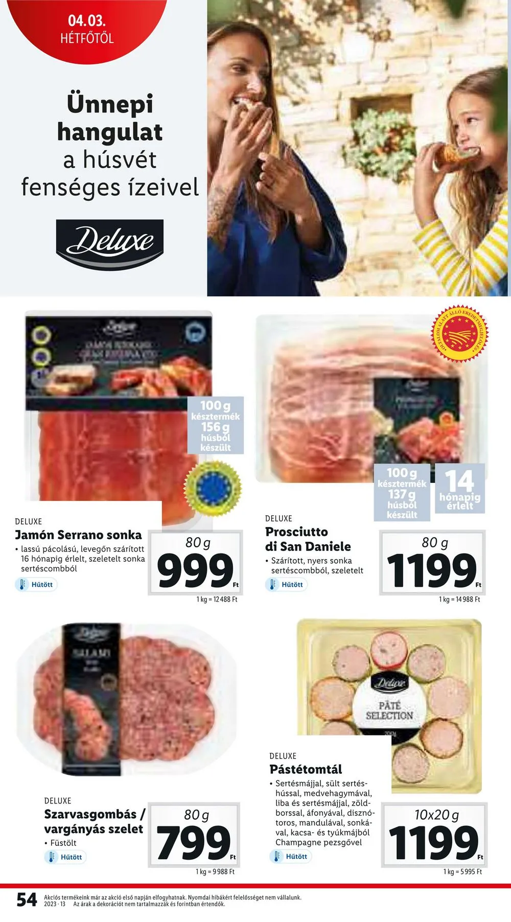 Lidl akciós újság 03.30–04.04 – 54. oldal