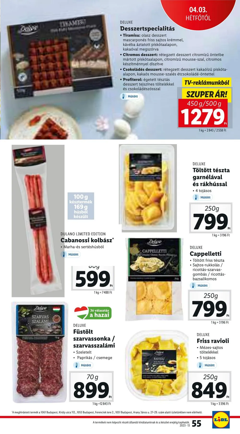 Lidl akciós újság 03.30–04.04 – 55. oldal