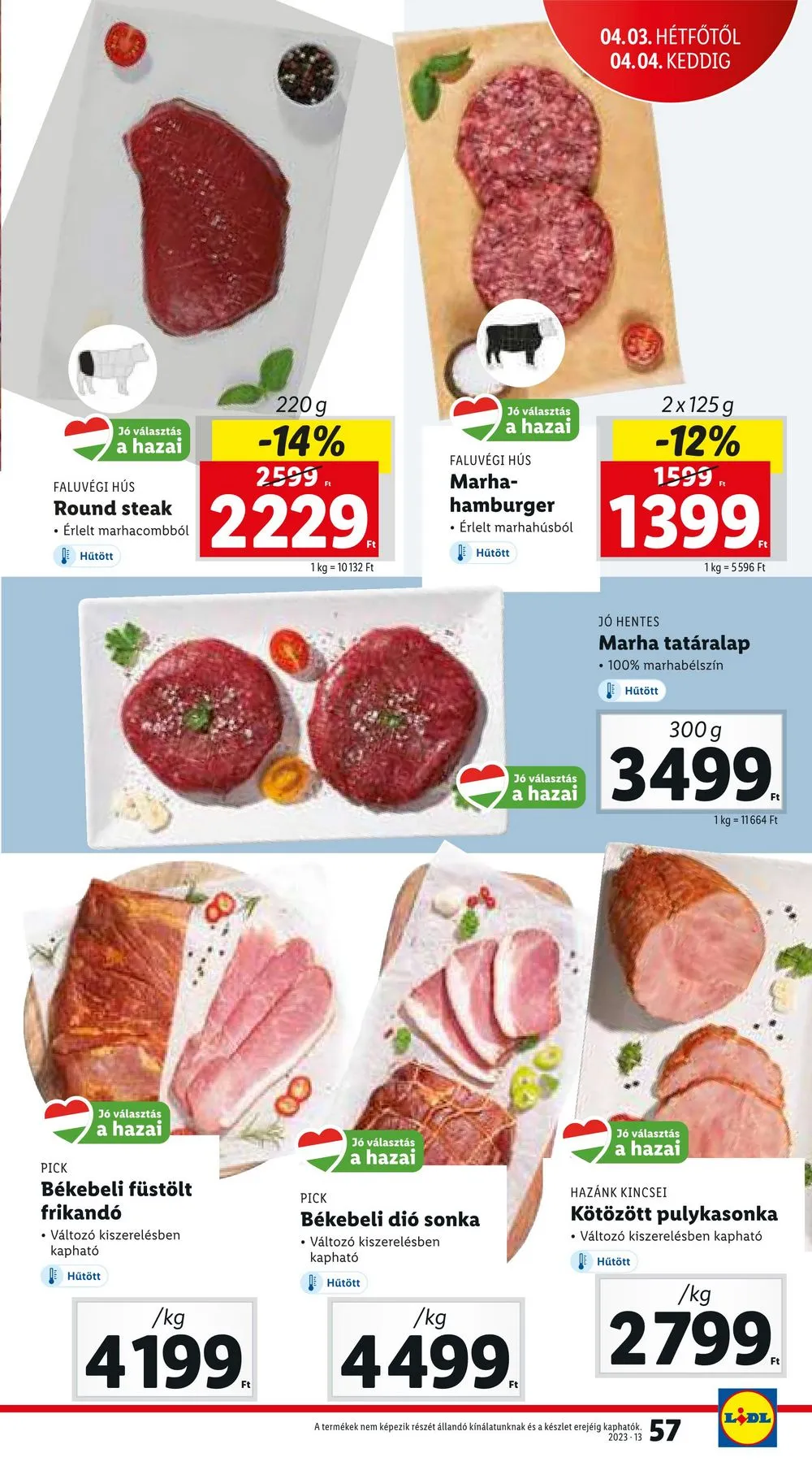 Lidl akciós újság 03.30–04.04 – 57. oldal