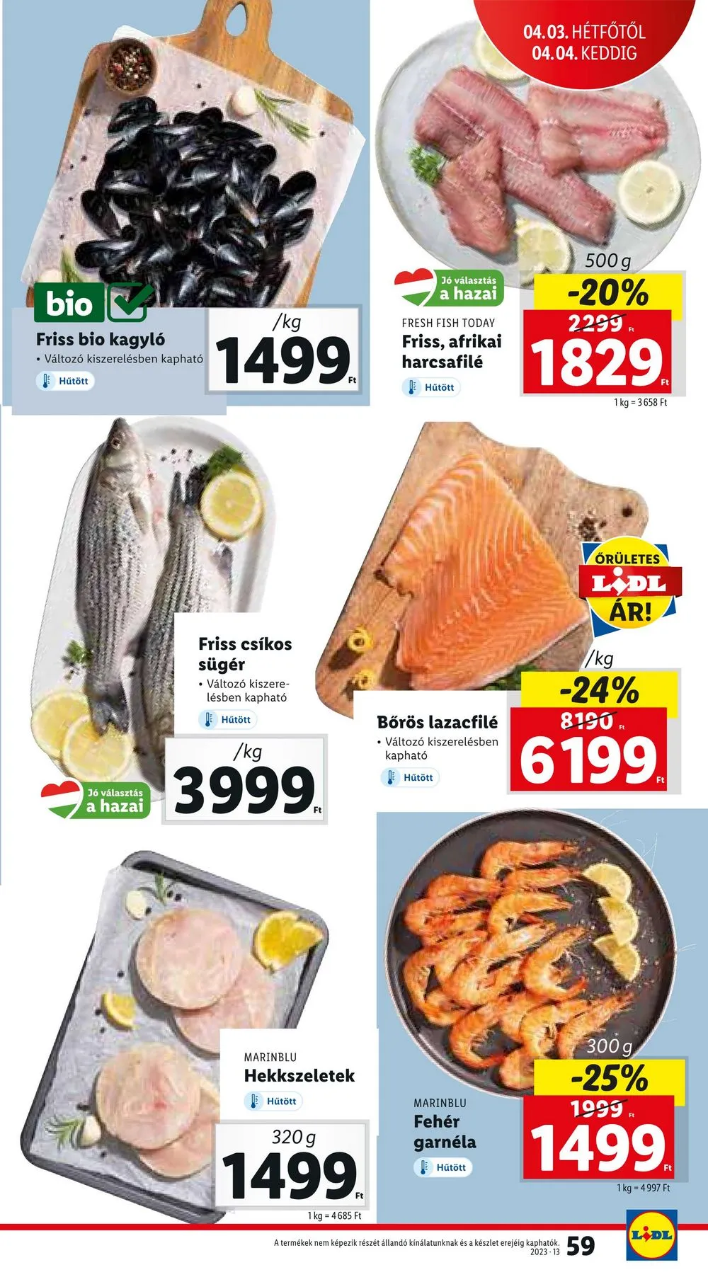 Lidl akciós újság 03.30–04.04 – 59. oldal