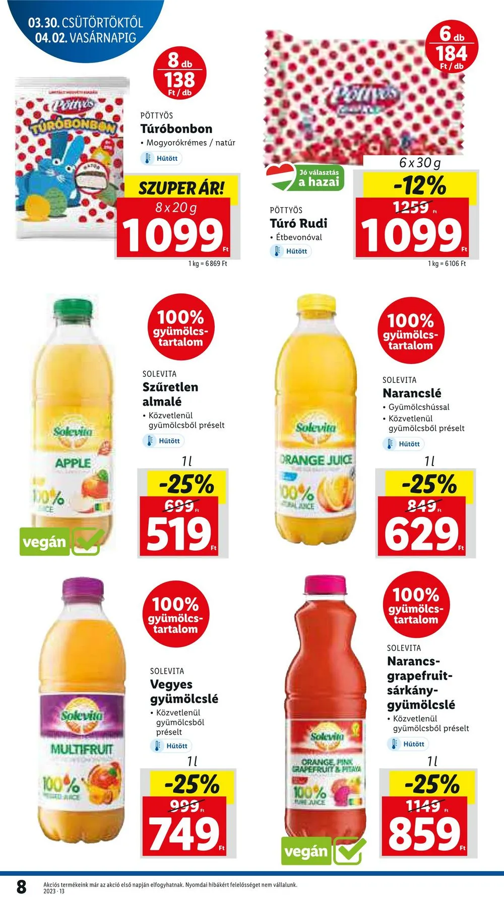 Lidl akciós újság 03.30–04.04 – 8. oldal