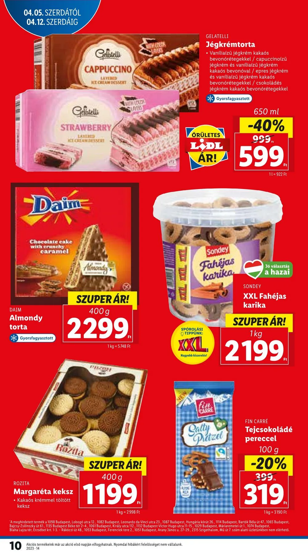 Lidl akciós újság 04.05–04.08 – 10. oldal
