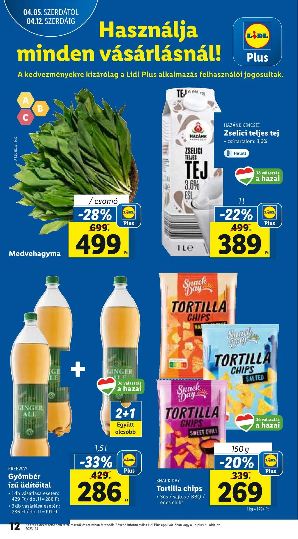Lidl akciós újság 04.05–04.08 – 12. oldal