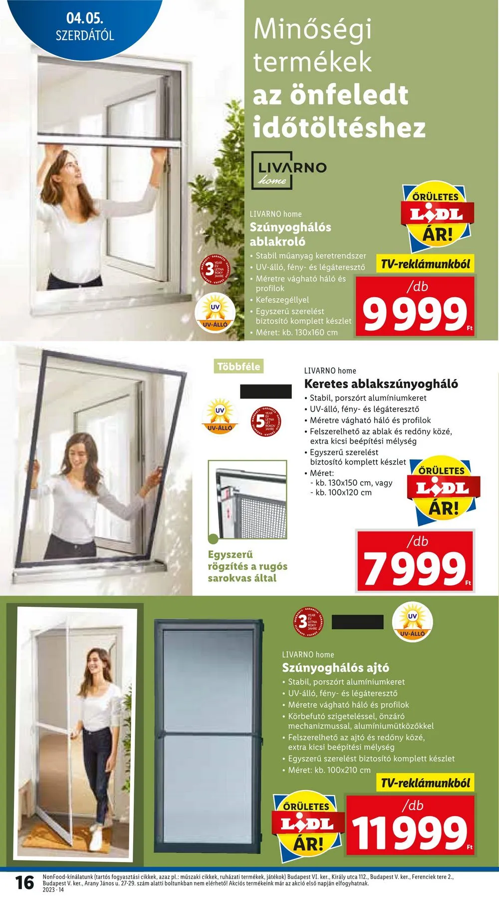 Lidl akciós újság 04.05–04.08 – 16. oldal