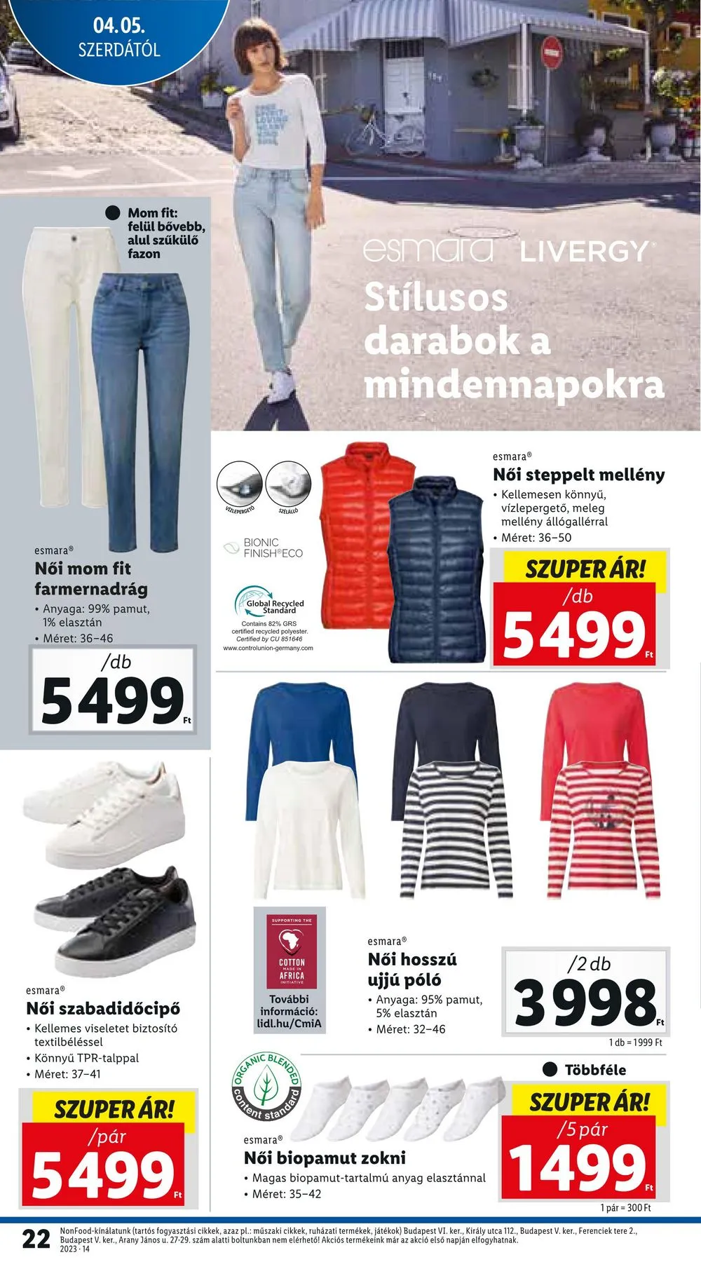 Lidl akciós újság 04.05–04.08 – 22. oldal