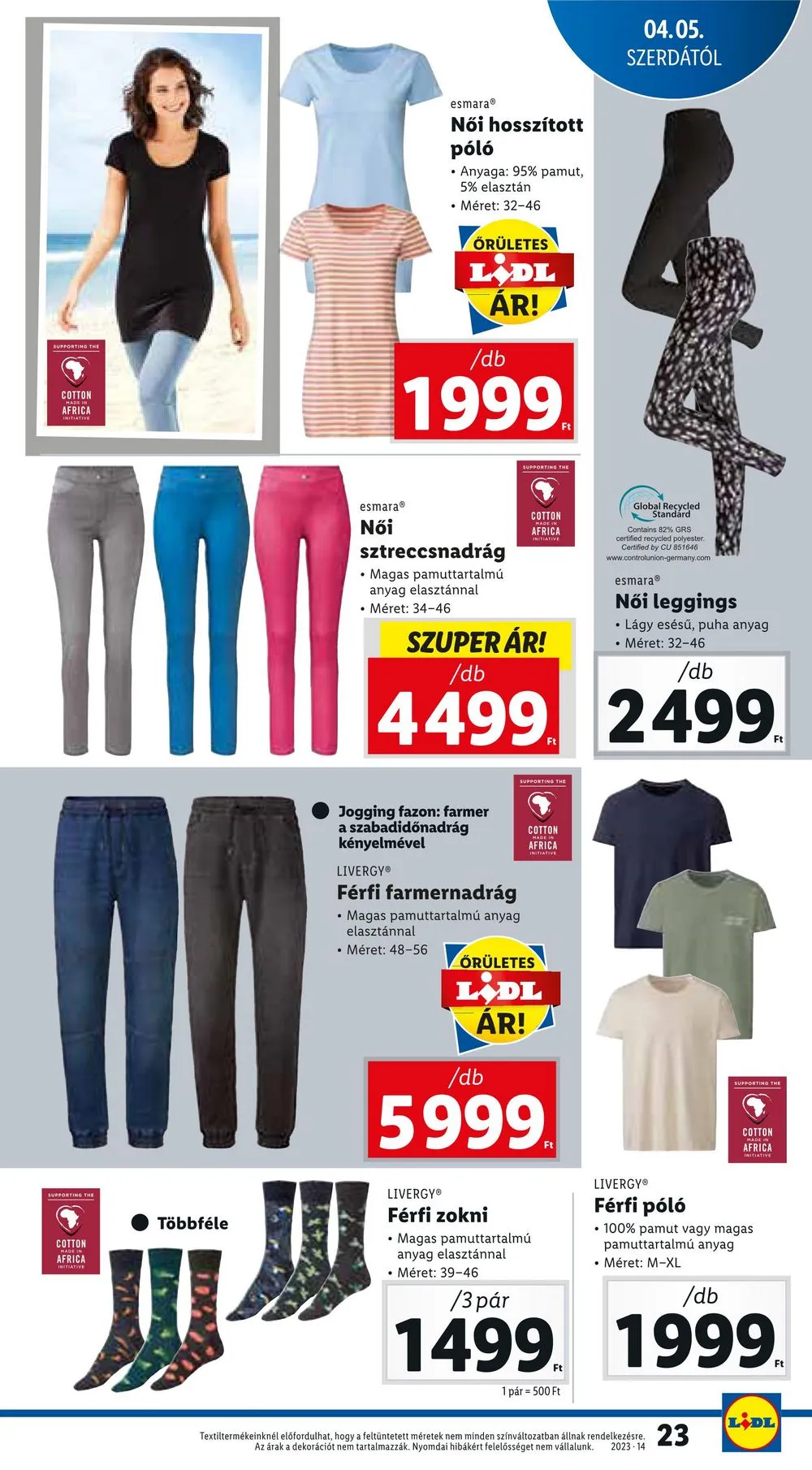 Lidl akciós újság 04.05–04.08 – 23. oldal