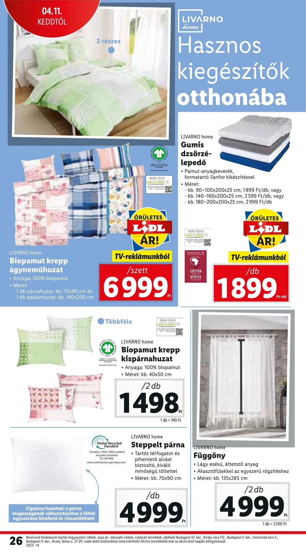 Lidl akciós újság 04.05–04.08 – 26. oldal
