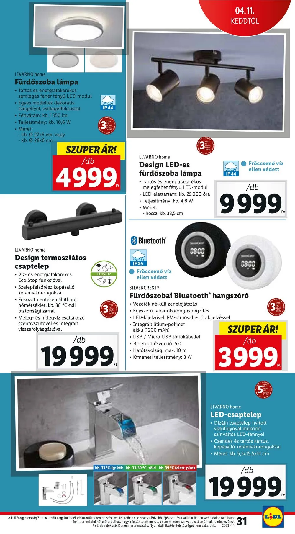 Lidl akciós újság 04.05–04.08 – 31. oldal