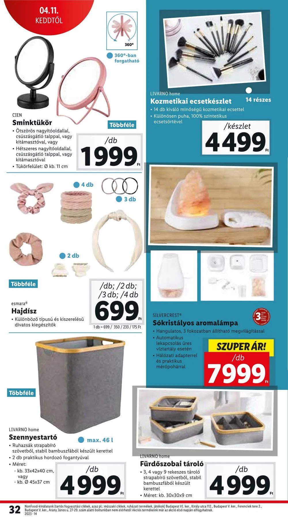 Lidl akciós újság 04.05–04.08 – 32. oldal