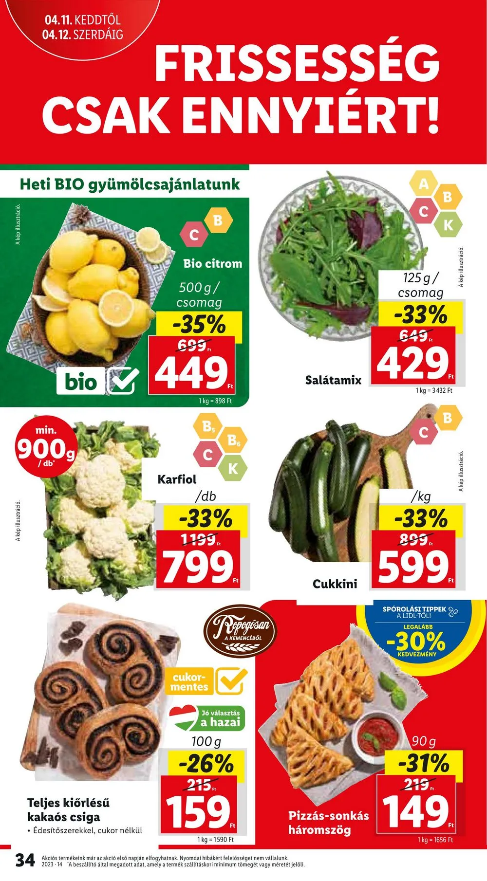 Lidl akciós újság 04.05–04.08 – 34. oldal