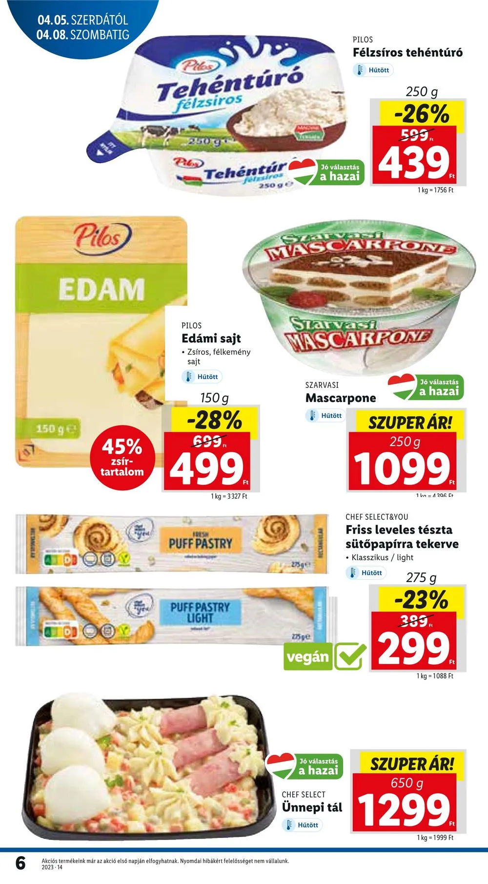 Lidl akciós újság 04.05–04.08 – 6. oldal