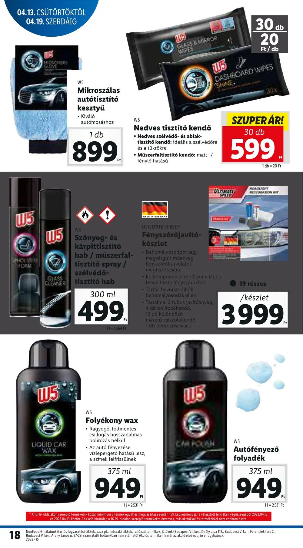 Lidl akciós újság 04.13–04.19 – 18. oldal