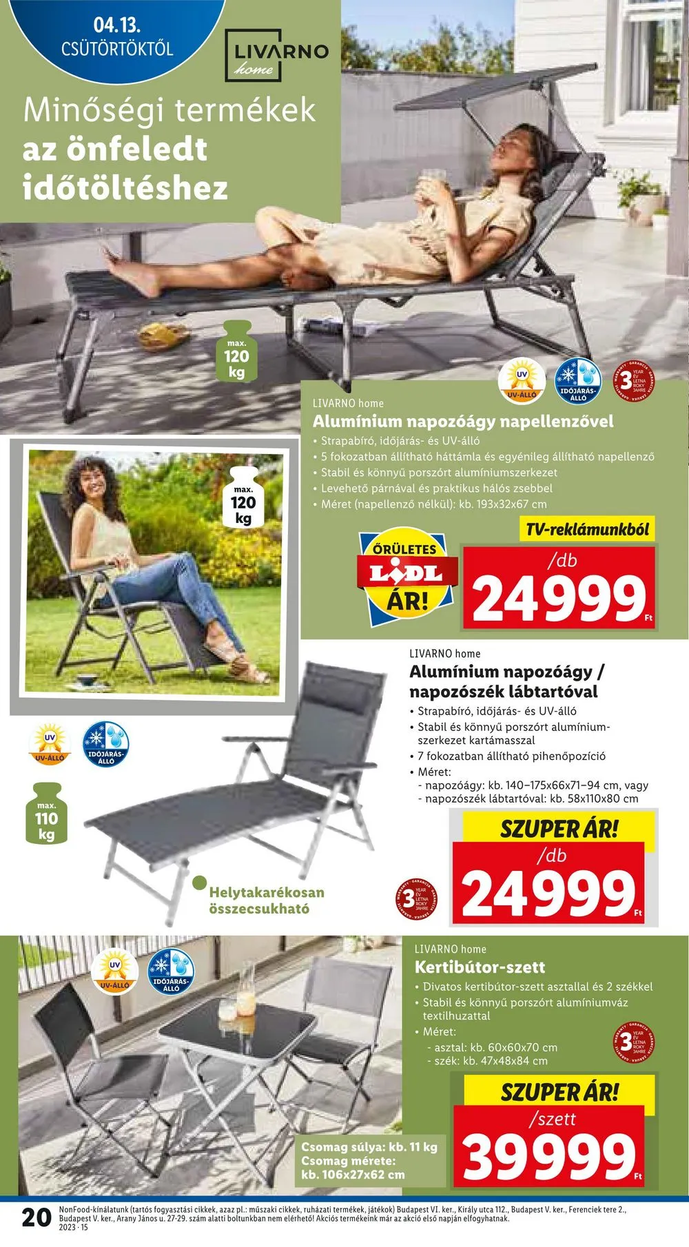 Lidl akciós újság 04.13–04.19 – 20. oldal