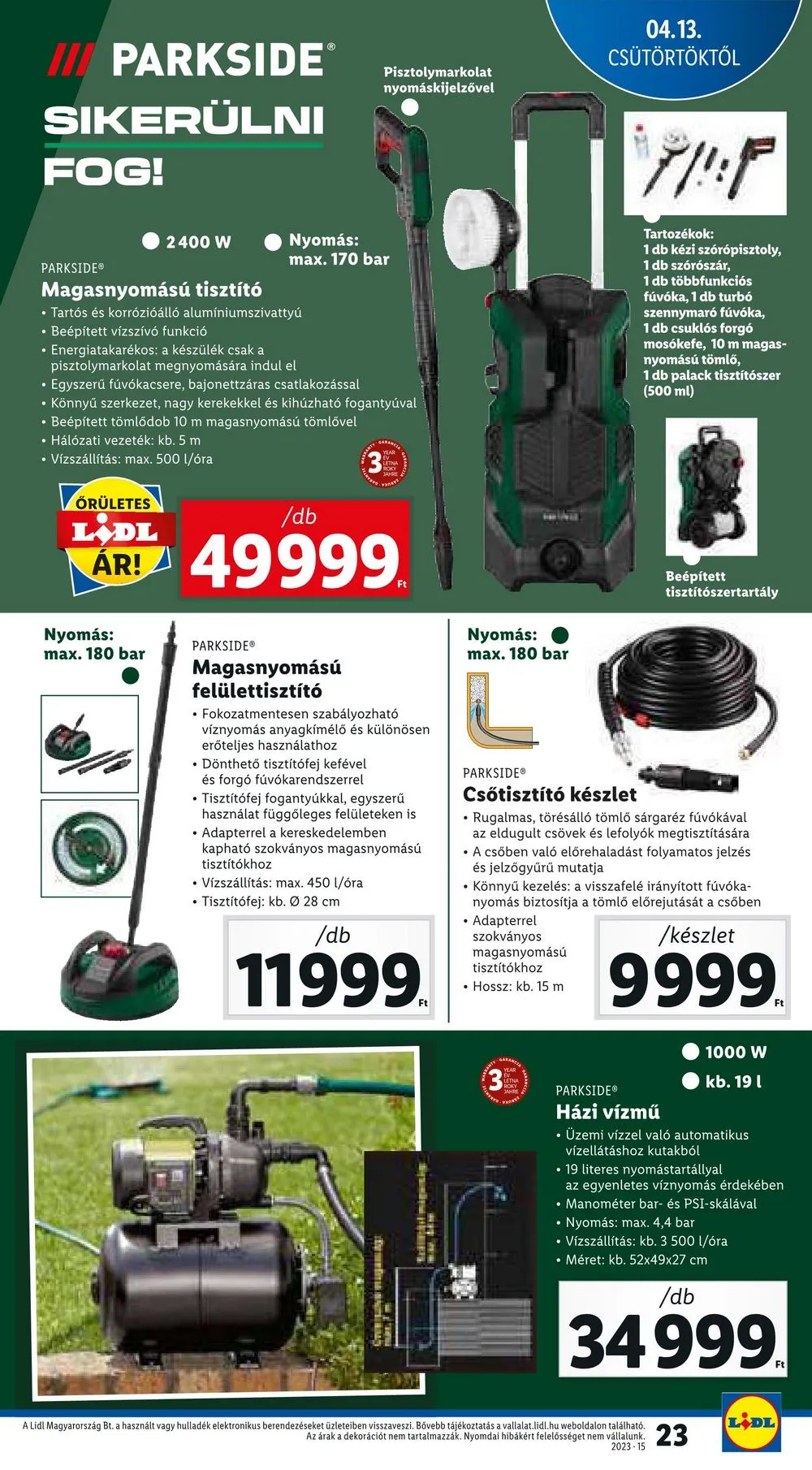 Lidl akciós újság 04.13–04.19 – 23. oldal