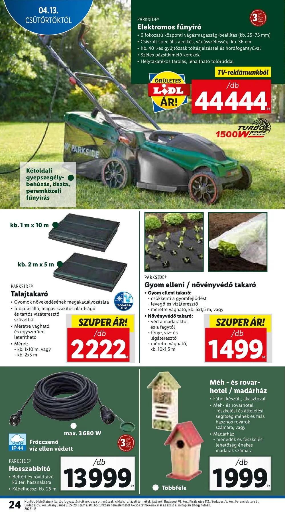 Lidl akciós újság 04.13–04.19 – 24. oldal